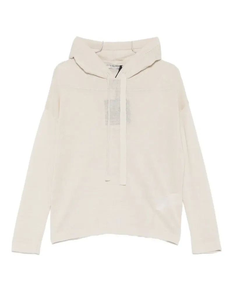 Max Mara Max Mara Farea knitted hoodie - Nude Nude