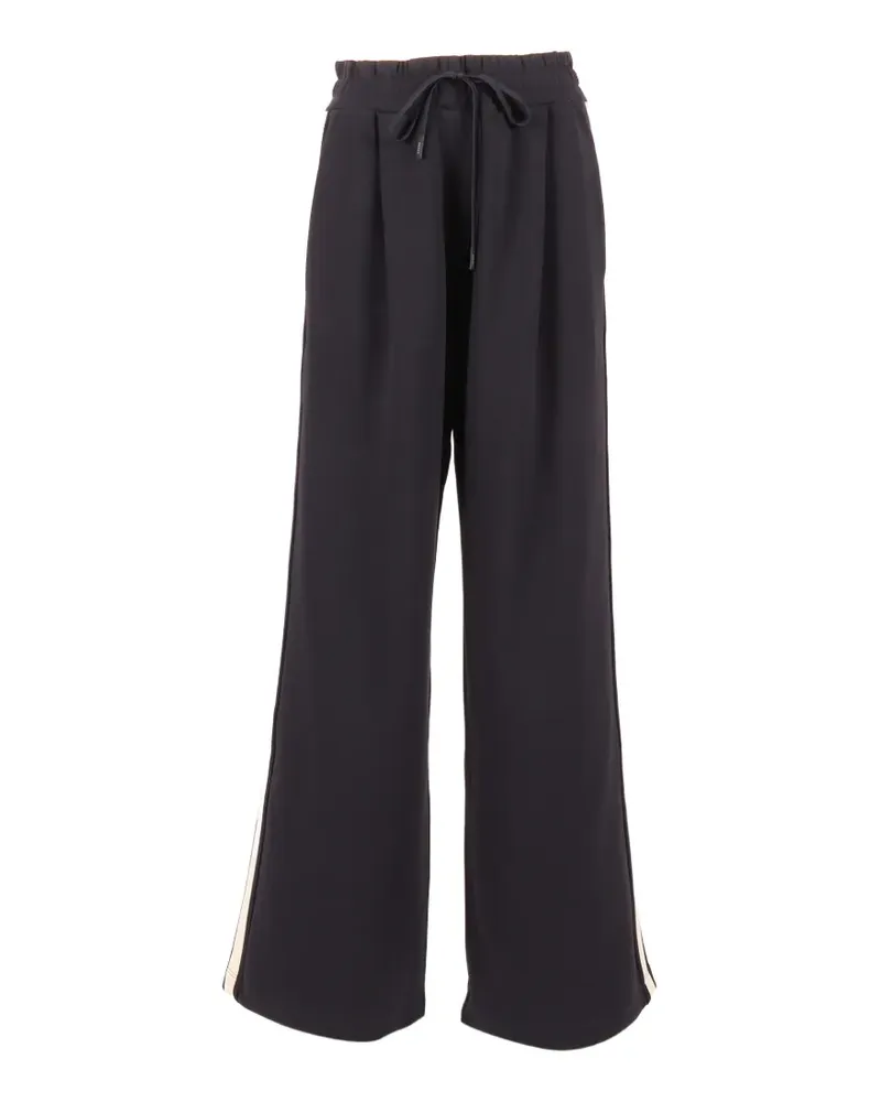 Max Mara Perdoni drawstring stripe trousers - Blau Blau