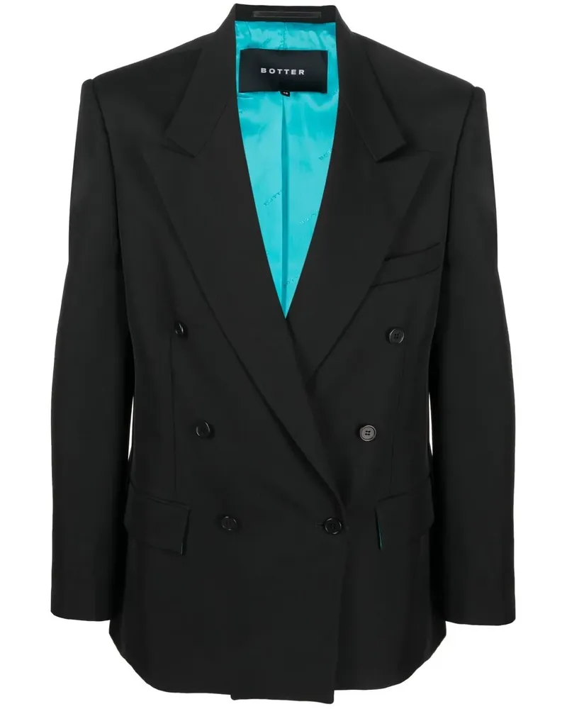 BOTTER Doppelreihiges Sakko - Schwarz Schwarz