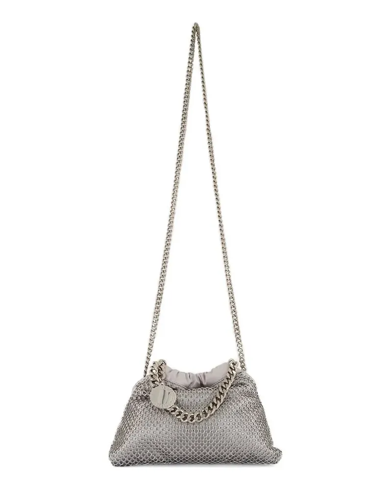Stella McCartney mini Falabella crystal-mesh shoulder bag - Silber Silber