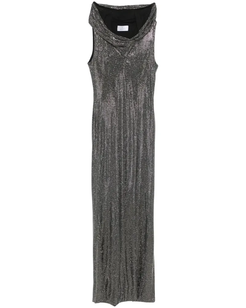 Giuseppe di Morabito Kristallverziertes Abendkleid - Schwarz Schwarz