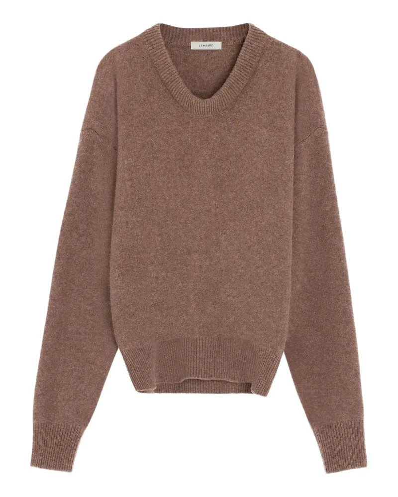 Christophe Lemaire Pullover mit V-Ausschnitt - Braun Braun