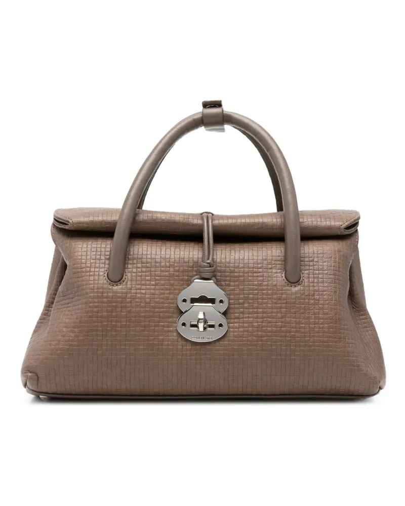 Zanellato small Dotta leather tote bag - Grau Grau