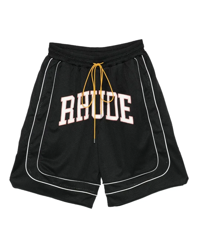 RHUDE Collegiate Shorts - Schwarz Schwarz
