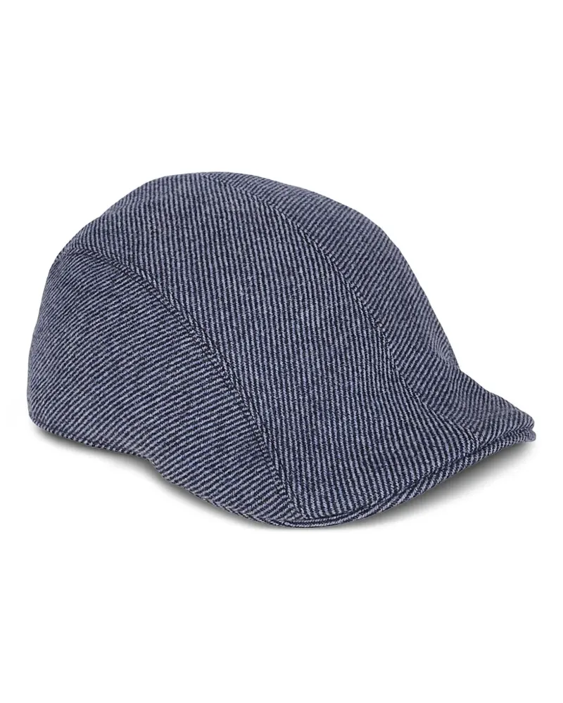 Brunello Cucinelli Gestreifte Baseballkappe - Blau Blau