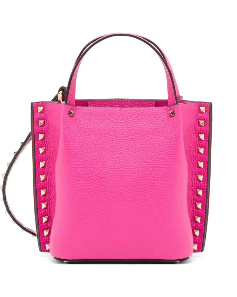Valentino Garavani Kleine Rockstud Shopper - Rosa Rosa