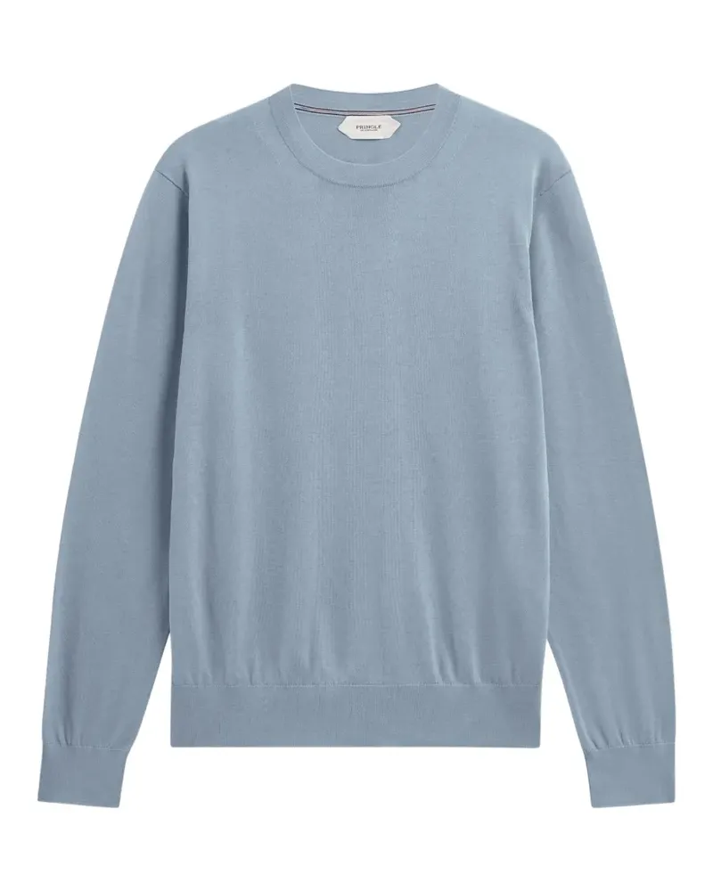 Pringle of Scotland Pullover mit geripptem Saum - Blau Blau