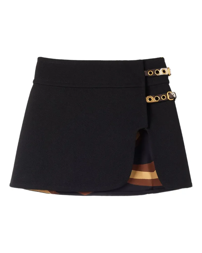 Emilio Pucci buckle-detailed mini skirt - Schwarz Schwarz
