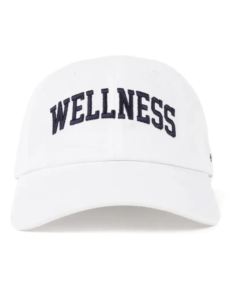 SPORTY & RICH Wellness Baseballkappe - Weiß Weiß