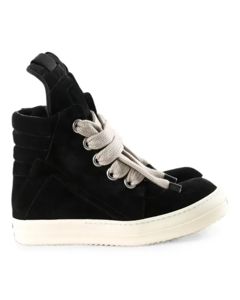 Rick Owens Jumbolace Geobasket High-Top-Sneakers - Schwarz Schwarz