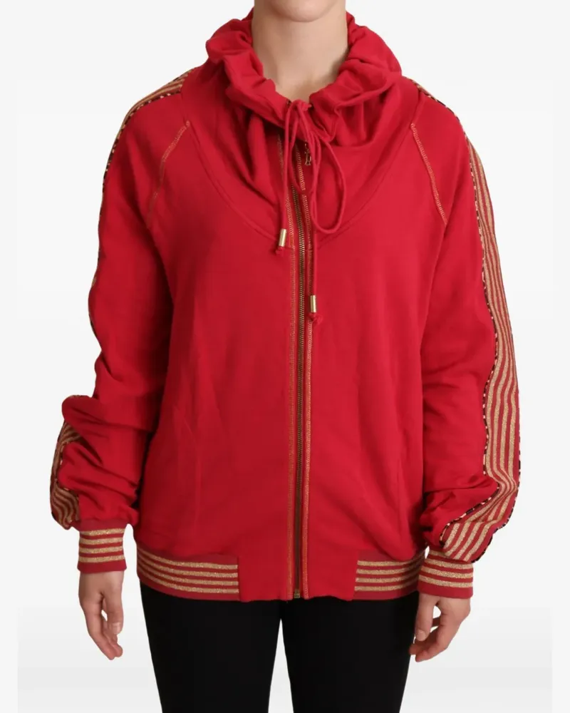 John Galliano Gestreifter Pullover - Rot Rot