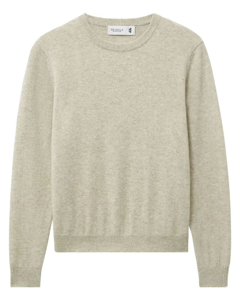 Pringle of Scotland Kaschmirpullover mit Rundhalsausschnitt - Nude Nude