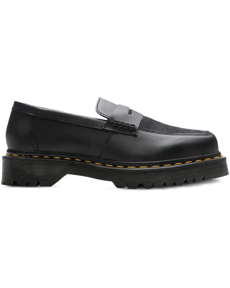 Dr.Martens Penny-Loafer mit Plateau - Schwarz Schwarz