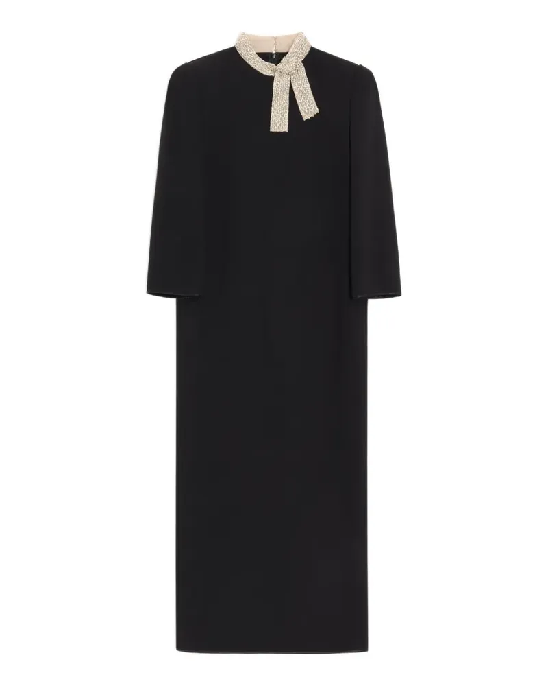 Valentino Garavani Cady Couture embroidered dress - Schwarz Schwarz