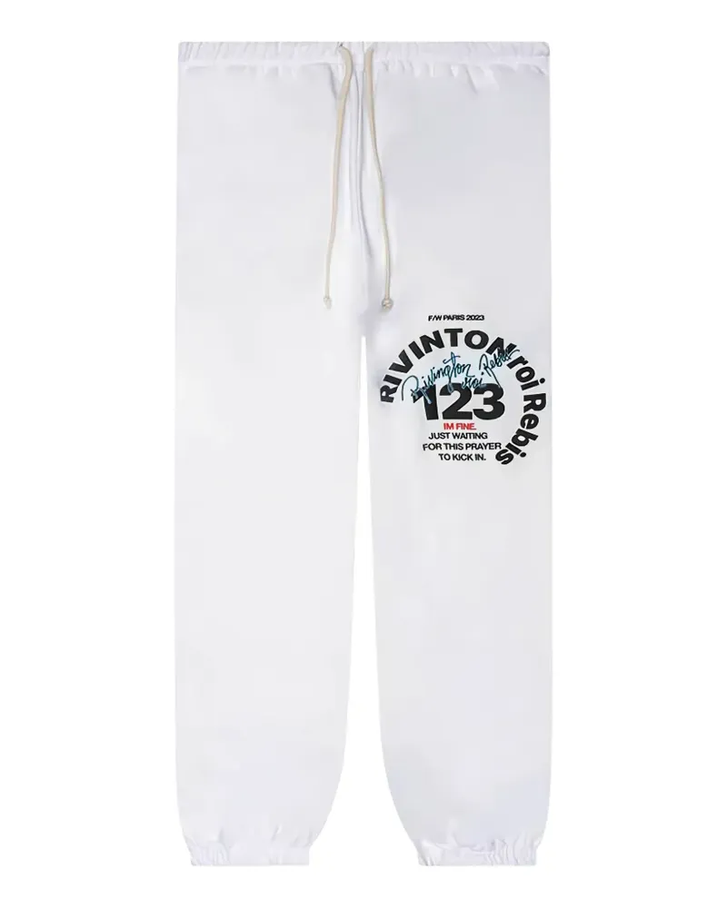 RRR123 Jogginghose mit Kordelzug - Weiß Weiß