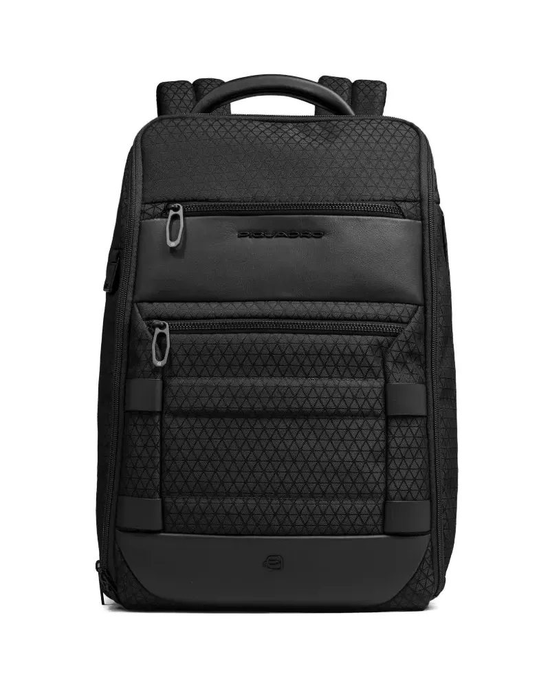 Piquadro modular 2-in-1 backpack - Schwarz Schwarz