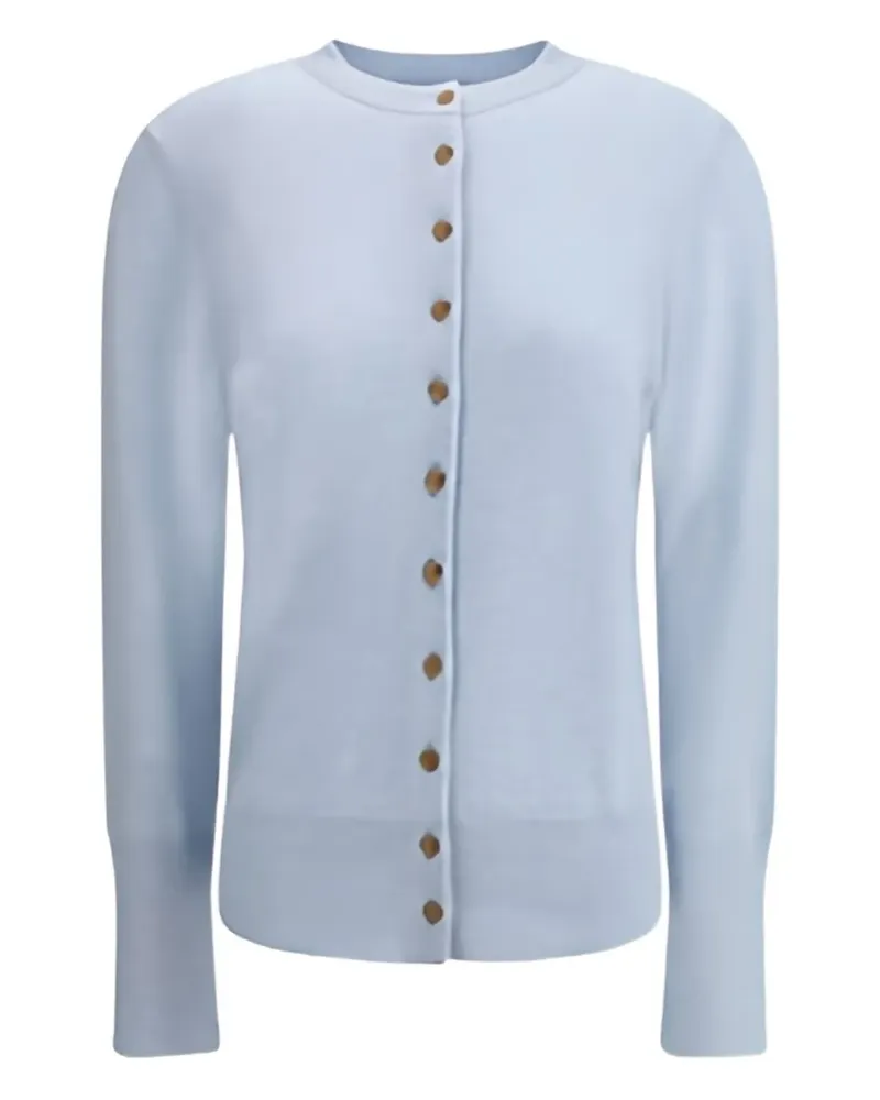 Lisa Yang The Nellia Cardigan mit Knopfmanschetten - Blau Blau