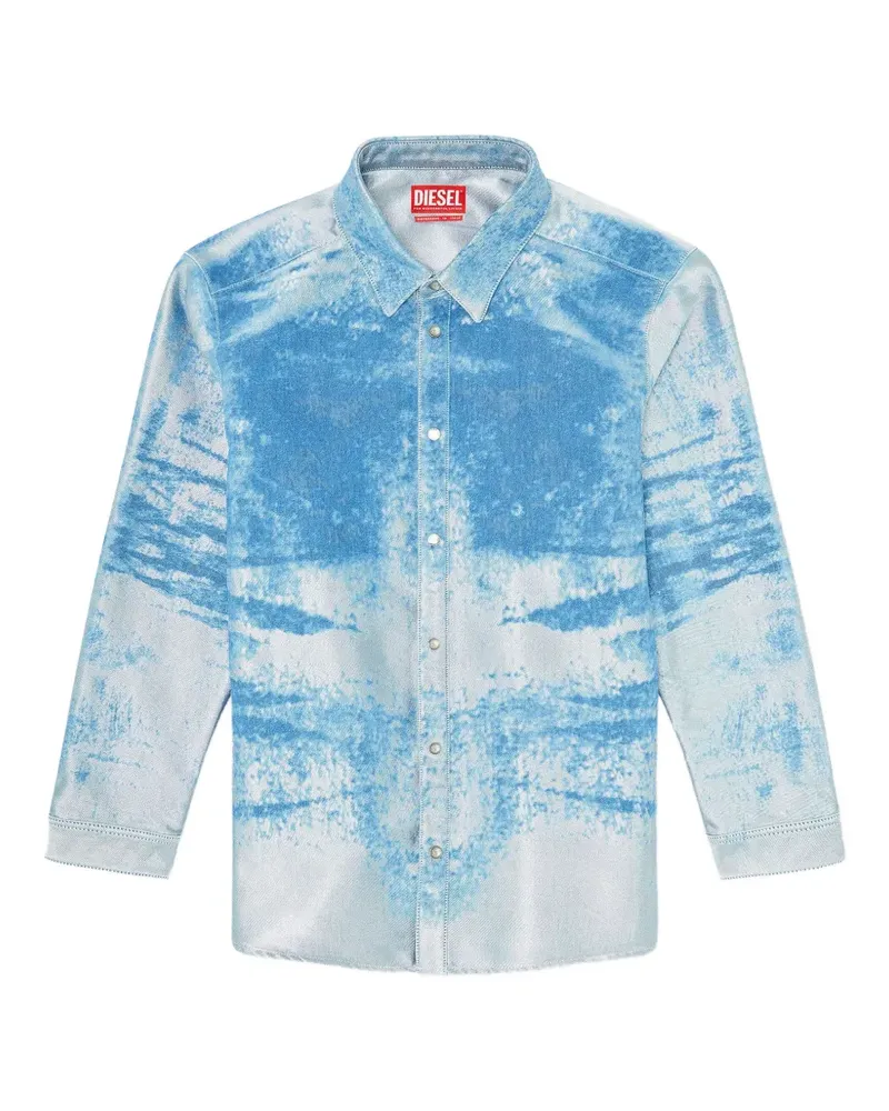 Diesel D-Kelmar denim-effect shirt - Blau Blau