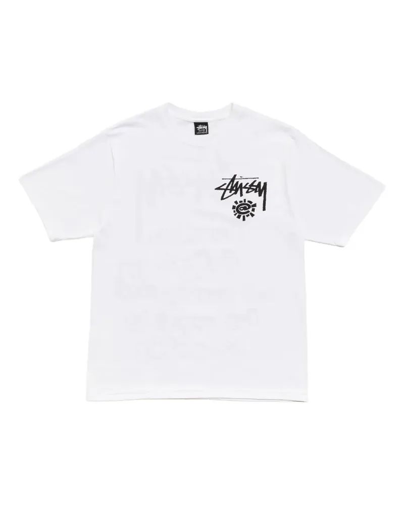 Stüssy x Always World Tour T-Shirt - Weiß Weiß