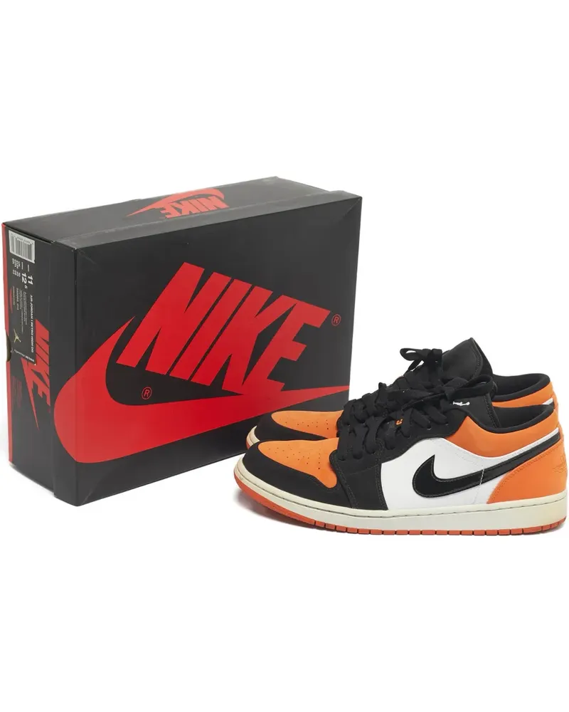 Jordan Air  1 leather sneakers - Orange Orange