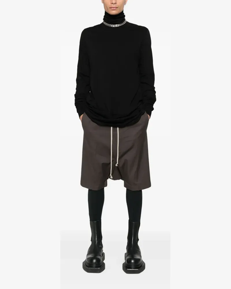 Rick Owens Bermudas mit Kordelzug - Grau Grau