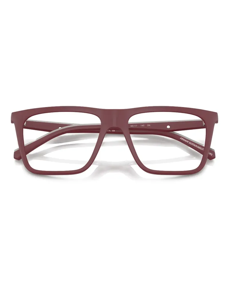 Emporio Armani square-frame sunglasses - Rot Rot