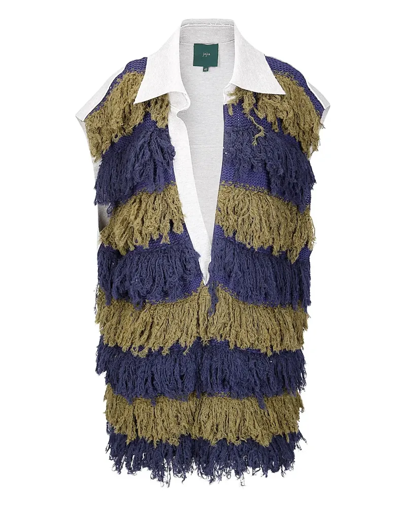 Jejia Diane fringed mini dress - Grün Grün