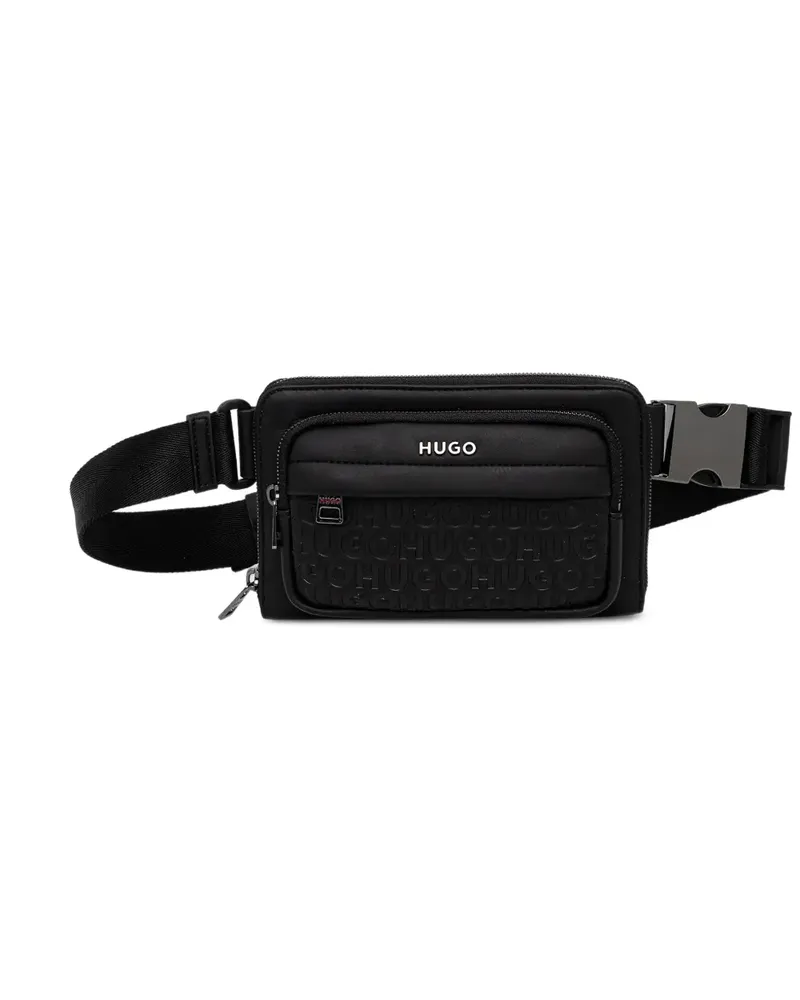 HUGO BOSS Gürteltasche mit Logo-Schild - Schwarz Schwarz