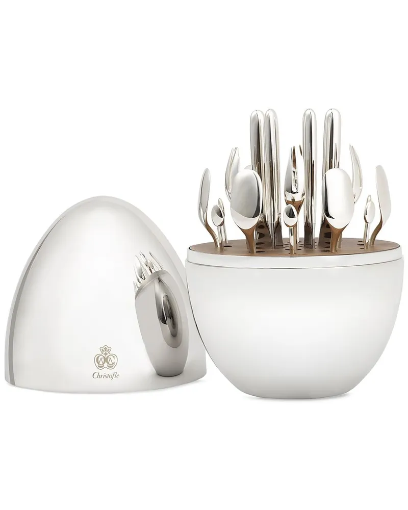 Christofle Mood Party Besteck-Set (6 Personen) - Silber Silber