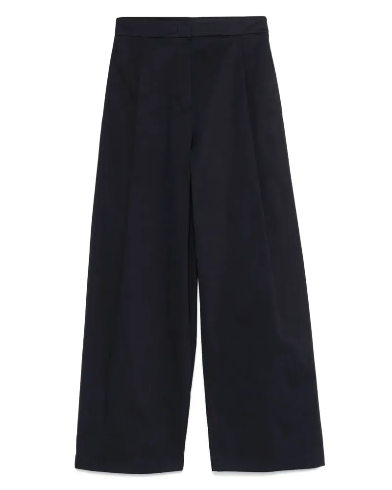 Emporio Armani Hose mit Bundfalten - Blau Blau