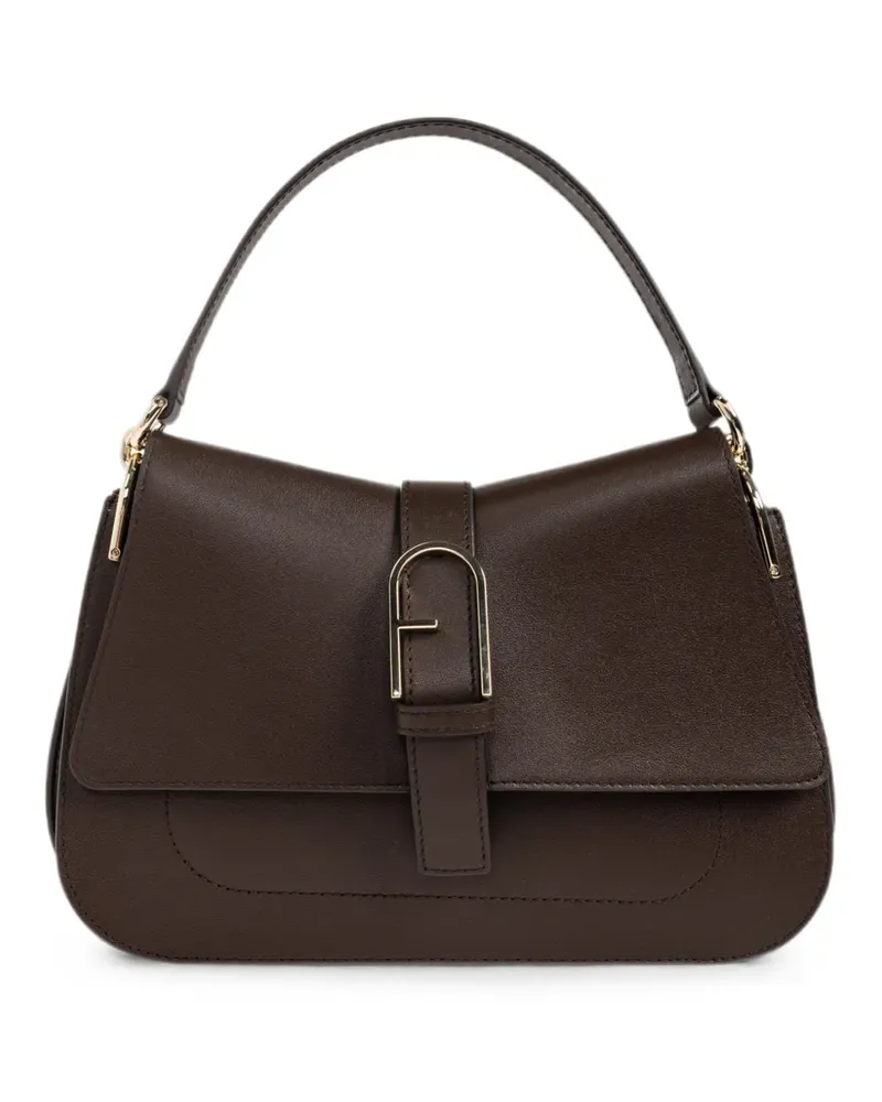 Furla Flow Tote Bag mit Henkel - Braun Braun