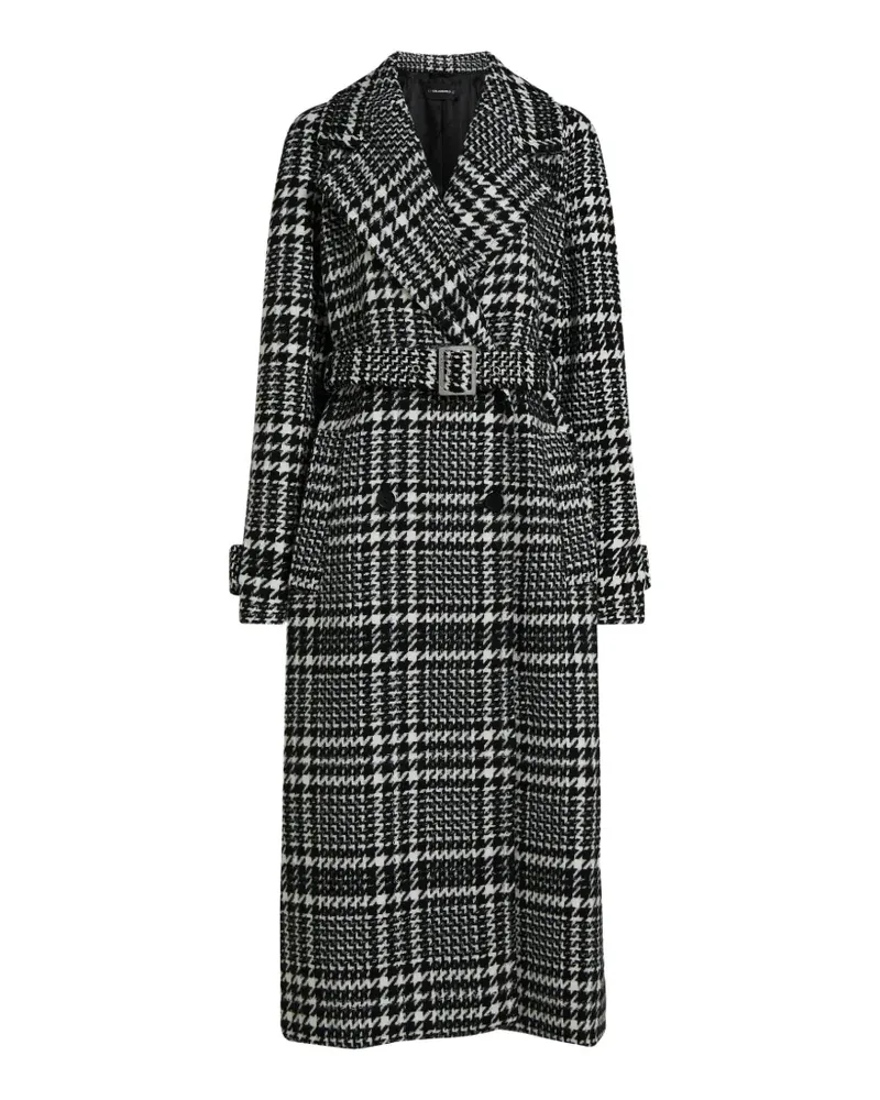 Karl Lagerfeld Mantel mit Muster - Schwarz Schwarz