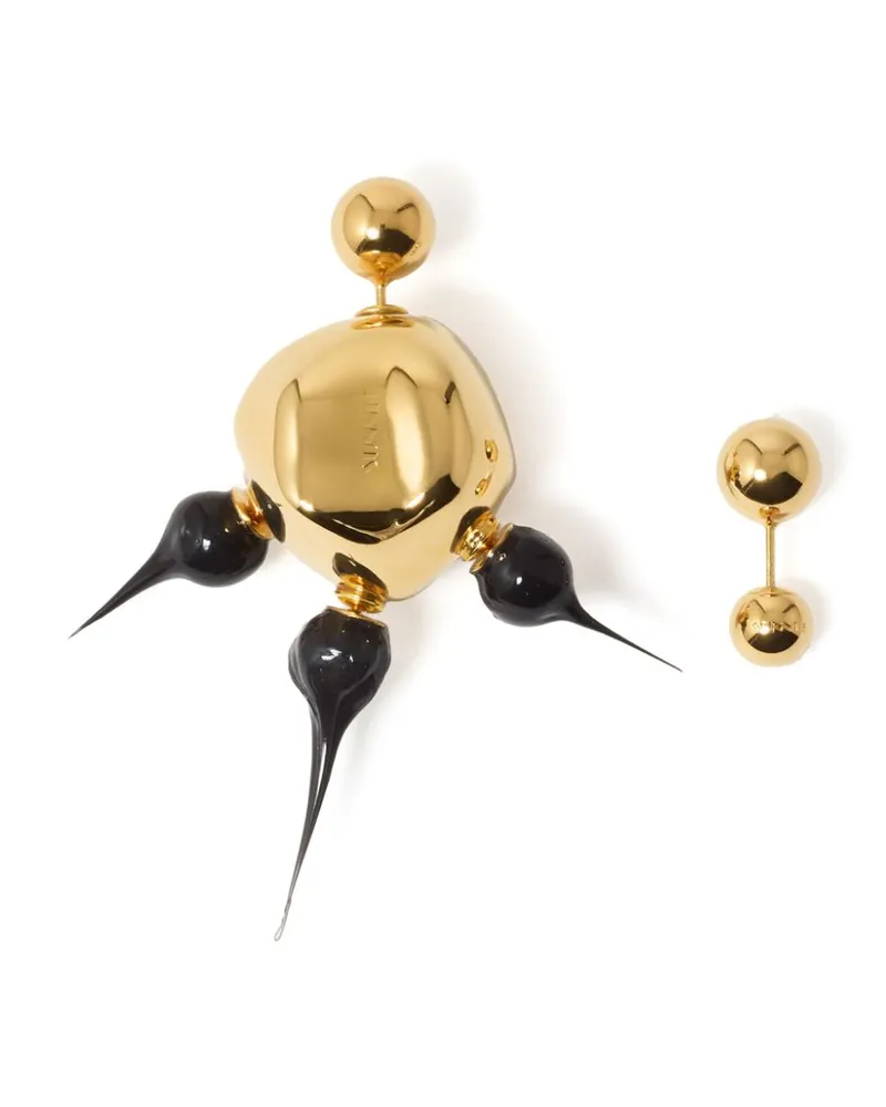 SUNNEI Spike Round Ohrringe - Gold Gold