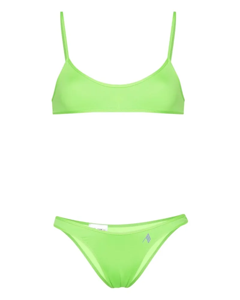 ATTICO Bikini mit gummiertem Logo - Grün Grün