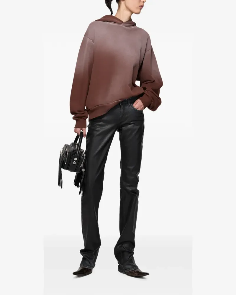 Acne Studios Hoodie mit grafischem Print - Braun Braun