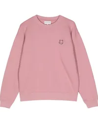 Kitsuné Sweatshirt mit Fuchs-Patch Rosa