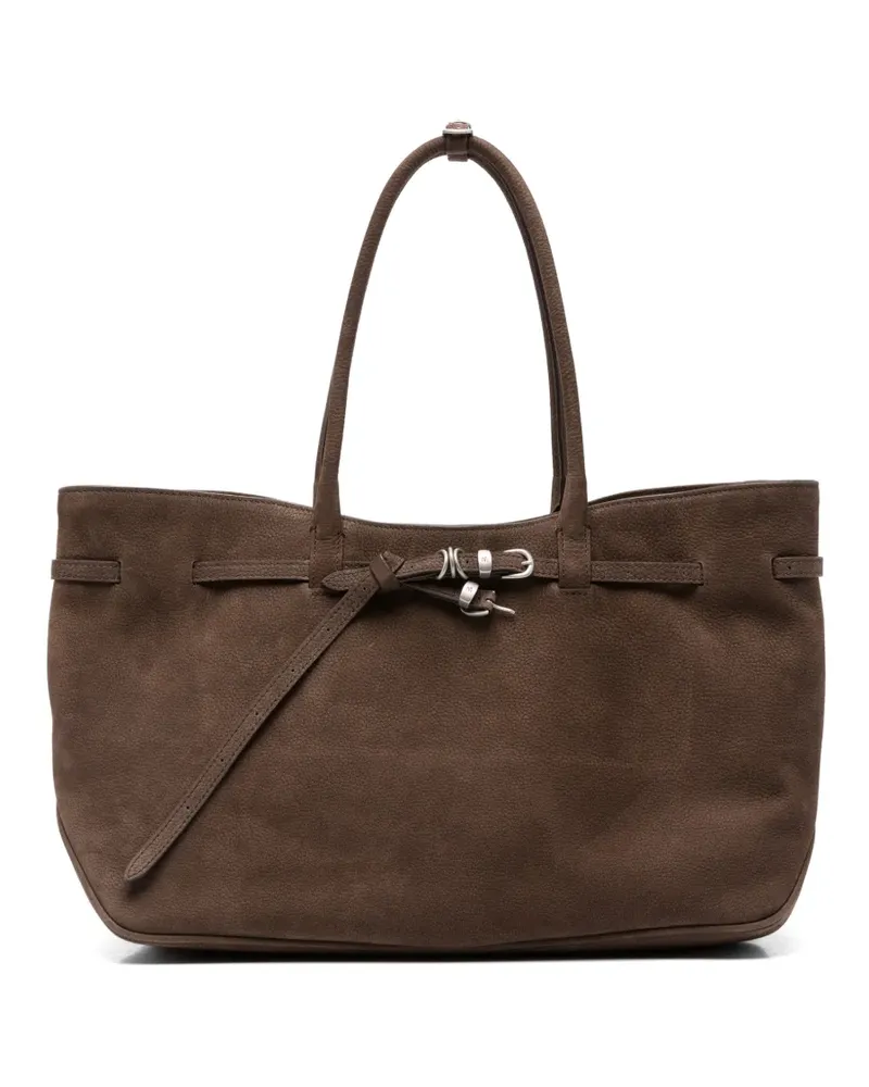 Marge Sherwood Tote Bag mit Schnallendetail - Braun Braun
