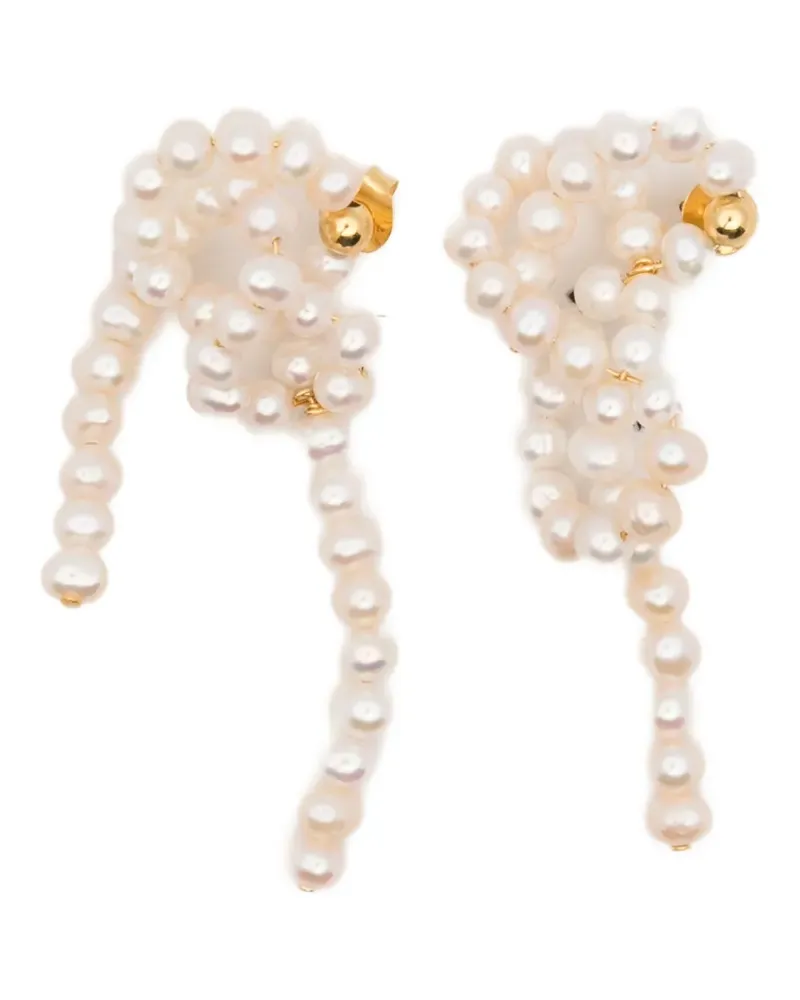 Completedworks pearl earrings - Gold Gold