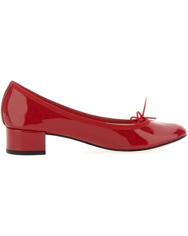 Repetto Pumps mit Schleife - Rot Rot