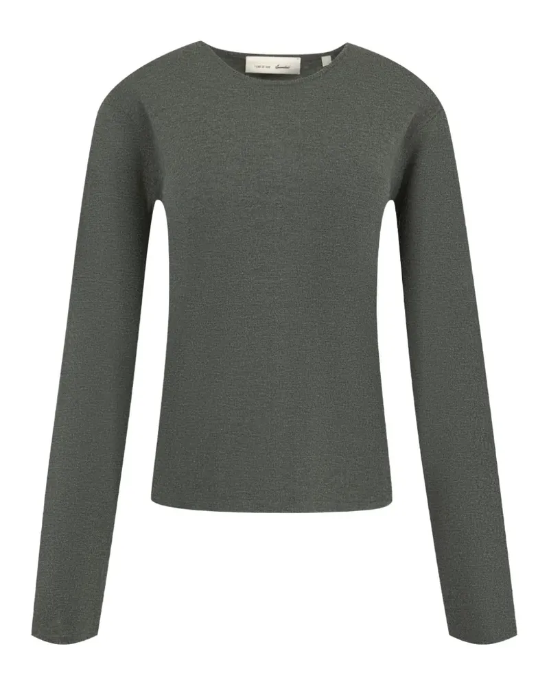 Fear of God soft knit slim longsleeve T-shirt - Grau Grau