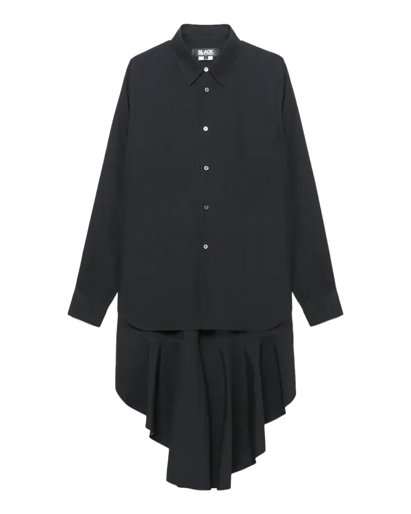 Comme des Garçons ruffled-hem shirt - Schwarz Schwarz
