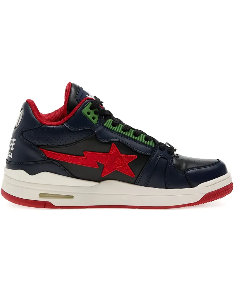 BAPE 30th Anniversary Clutch Sta™ M1 High-Top-Sneakers - Blau Blau