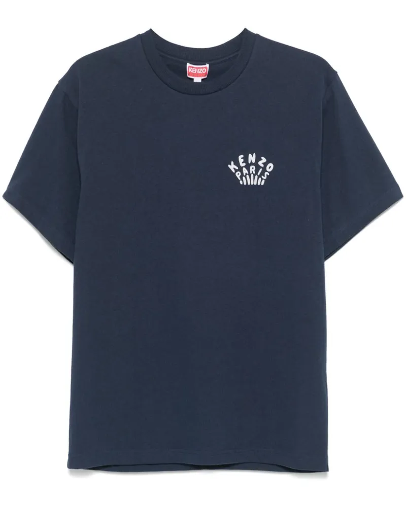 Kenzo T-Shirt mit Logo-Print - Blau Blau