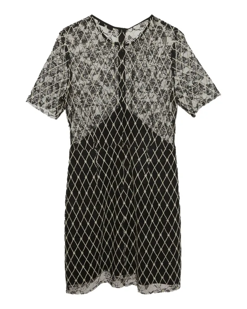 Sandro short-sleeves mini dress - Schwarz Schwarz