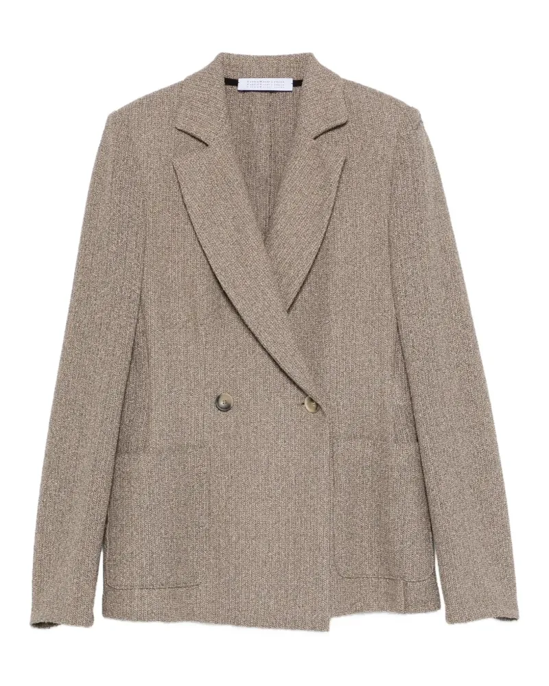 Harris Wharf London double-breasted blazer - Braun Braun