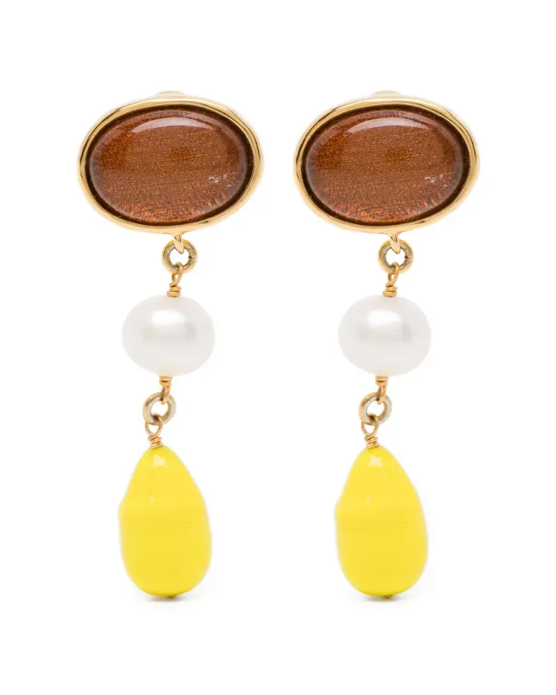 Goossens Paris Lagune Ohrringe - Braun Braun