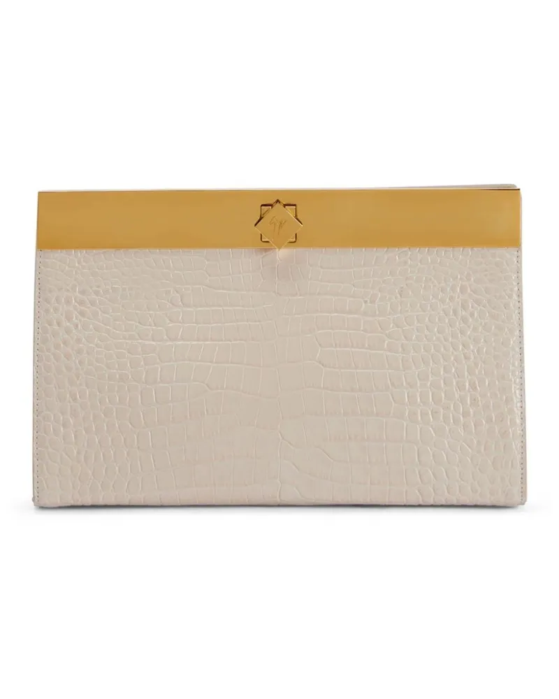 Giuseppe Zanotti Tanaya Clutch - Nude Nude