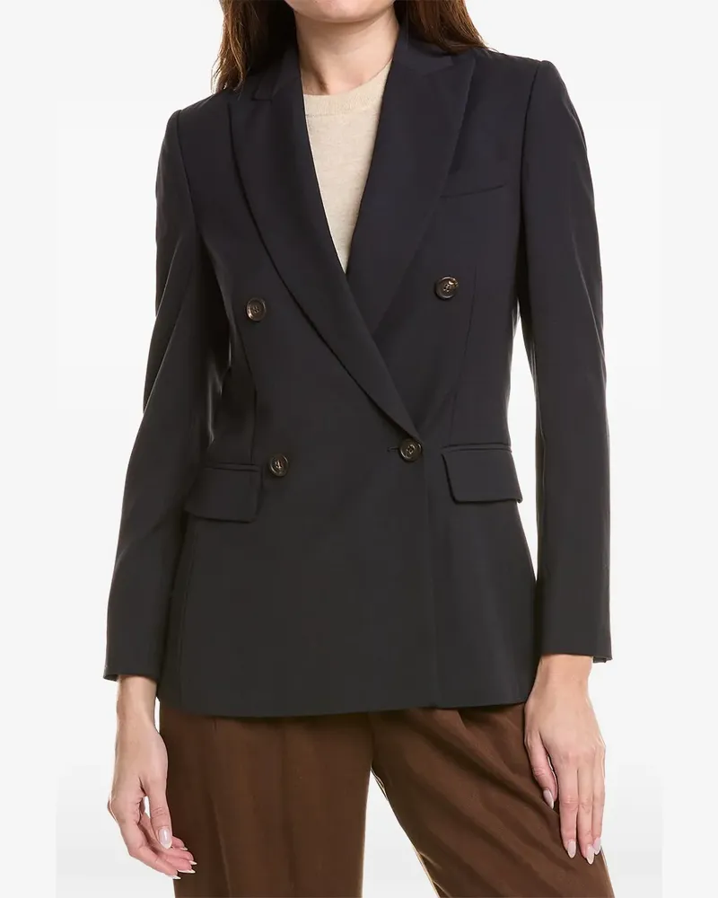 Brunello Cucinelli Doppelreihiger Blazer - Schwarz Schwarz