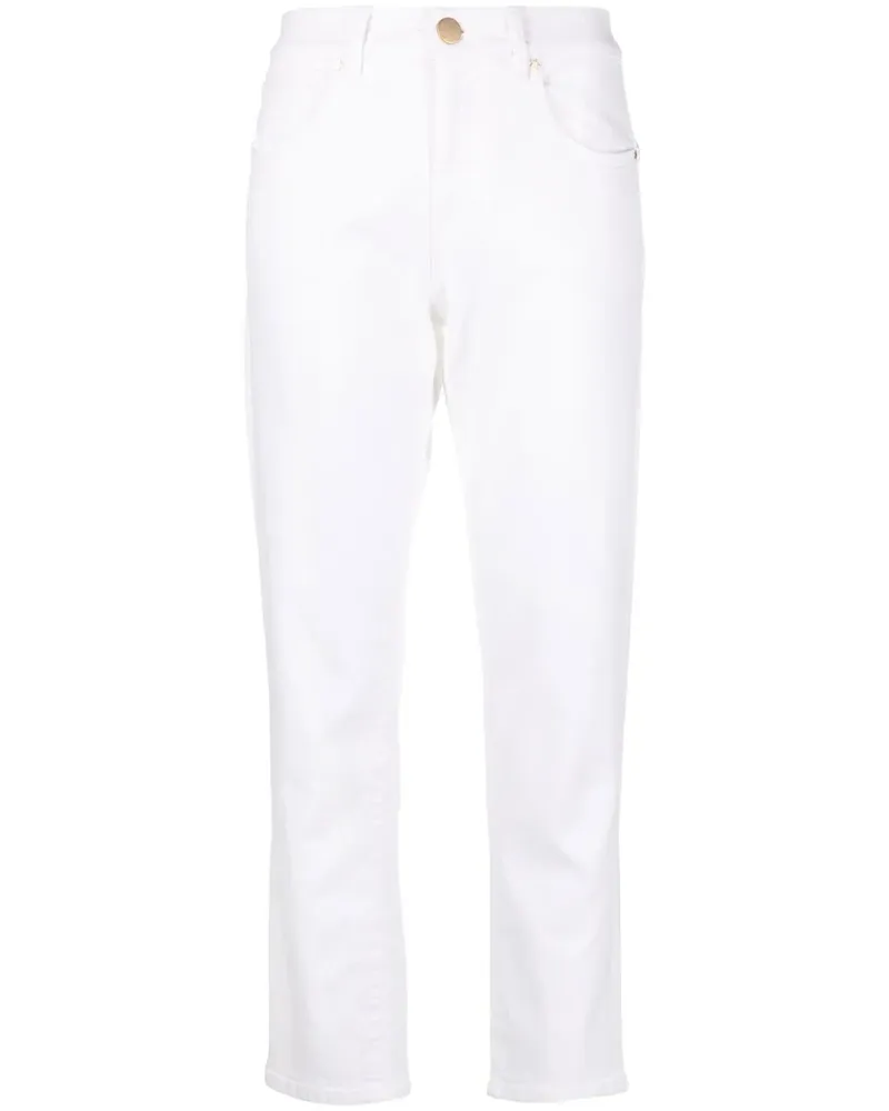 Lorena Antoniazzi Klassische Tapered-Hose - Weiß Weiß