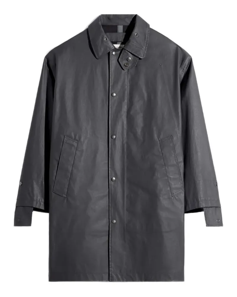 Christophe Lemaire Beschichteter Parka - Schwarz Schwarz